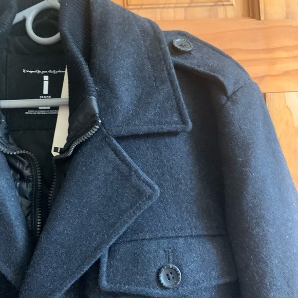 i jeans by Buffalo Other - NEW I JEANS BY BUFFALO CHARCOAL WOOL JACKET COAT WITH LINER LARGE NWT